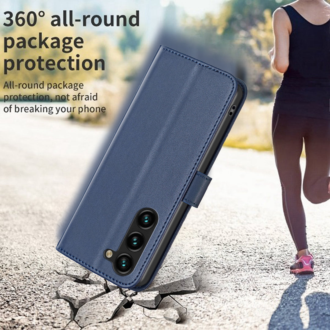 BINFEN COLOR BF17 For Samsung Galaxy S23 Leather Phone Case Anti-drop Stand Wallet Cover BINFEN COLOR BF17 For Samsung Galaxy S23 Leather Phone Case Anti-drop Stand Wallet Cover